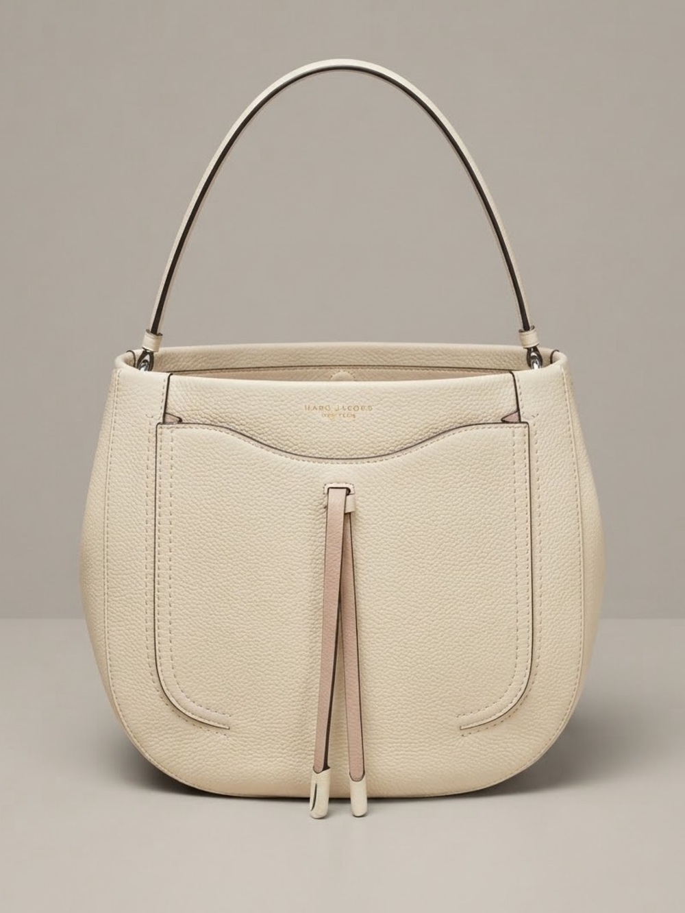 MARC JACOBS MAVERICK PEBBLED LEATHER HOBO SHOULDER BAG